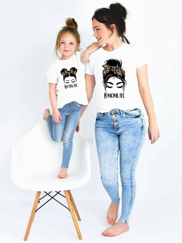 Top- Celebrate Mom in Style with Our Women's Cartoon Print T-Shirt- - Pekosa Women Clothing