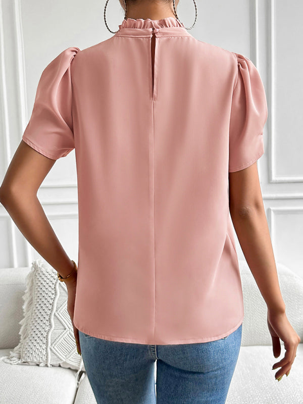 Top- Effortlessly Chic Elegant Blouse for the Modern Woman- - Pekosa Women Clothing