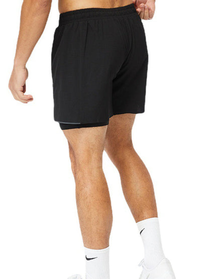 Training Shorts- Men's Quick-Drying 2-IN-1 Training Shorts for Athletes- - Pekosa Women Clothing