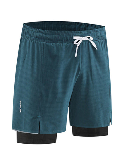 Training Shorts- Men's Quick-Drying 2-IN-1 Training Shorts for Athletes- - Pekosa Women Clothing