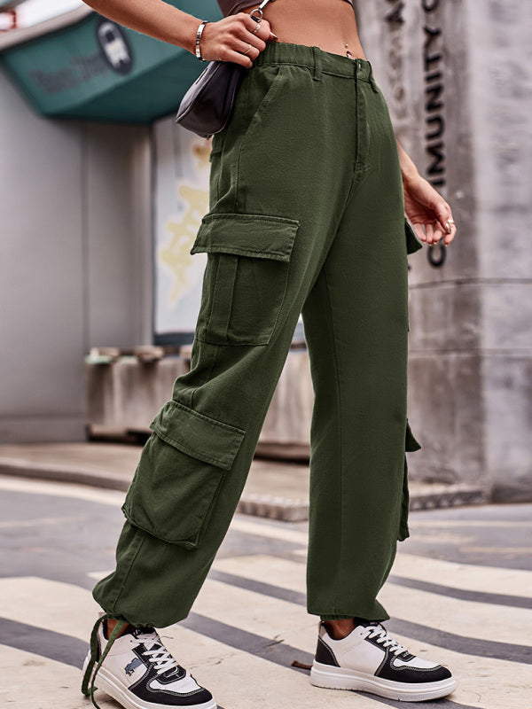 Trousers- Hiking Cargo Pants for Women - Perfect for Outdoor Adventures- - Pekosa Women Clothing