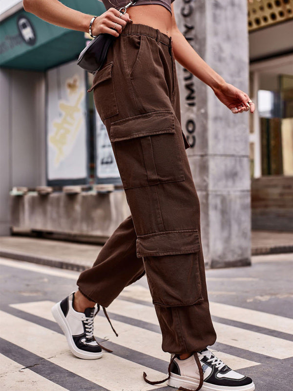 Trousers- Hiking Cargo Pants for Women - Perfect for Outdoor Adventures- - Pekosa Women Clothing