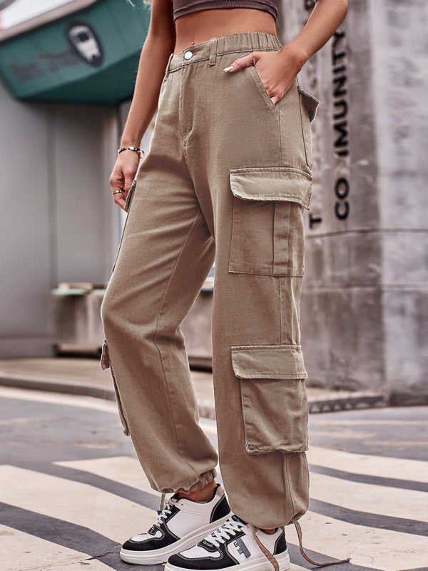 Trousers- Hiking Cargo Pants for Women - Perfect for Outdoor Adventures- - Pekosa Women Clothing