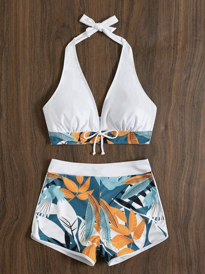 Two Piece Bikini- Embrace Your Boho Side with this 2-Piece Bikini Swimwear- - Pekosa Women Clothing