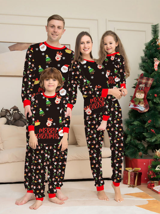 Xmas Pajamas- Family Dad's Thanksgiving and Christmas Pajama Set- Christmas theme- Pekosa Women Clothing