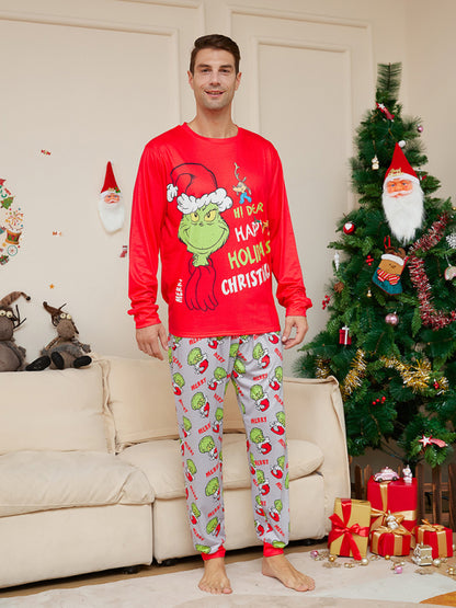 Xmas Pajamas- Festive & Fun: Matching 'Hi Deer Ugly Grinch' Pajama Sets for Thanksgiving- - Pekosa Women Clothing