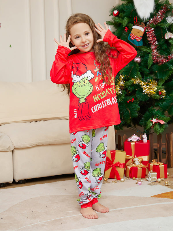 Xmas Pajamas- Festive & Fun: Matching 'Hi Deer Ugly Grinch' Pajama Sets for Thanksgiving- - Pekosa Women Clothing