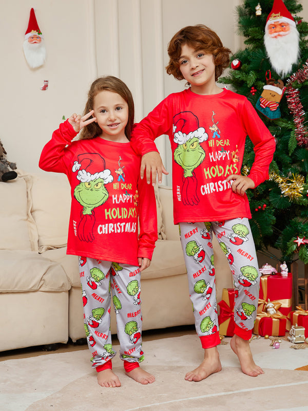 Xmas Pajamas- Festive & Fun: Matching 'Hi Deer Ugly Grinch' Pajama Sets for Thanksgiving- - Pekosa Women Clothing