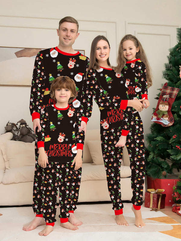 Xmas Pajamas- Mommy's Matching Thanksgiving & Christmas Pajamas- Christmas theme- Pekosa Women Clothing