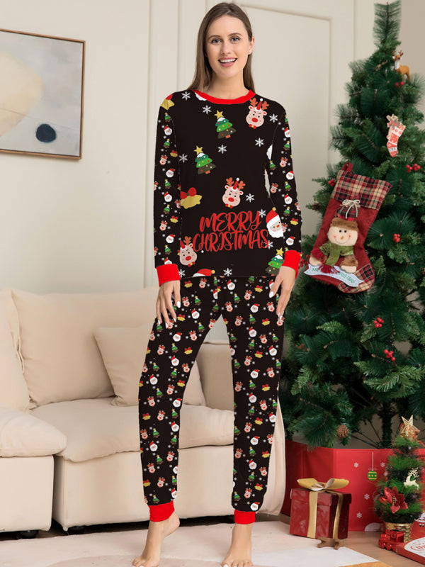 Xmas Pajamas- Mommy's Matching Thanksgiving & Christmas Pajamas- - Pekosa Women Clothing